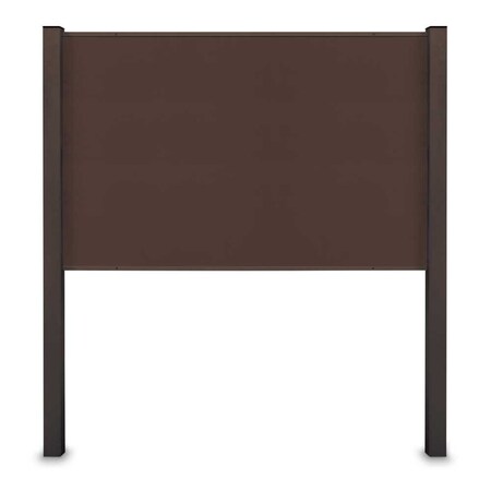 United Visual Products Corkboard, Single Door, Radius Frame, 24x36", Black/Surf UV7001-BLACK-SURF